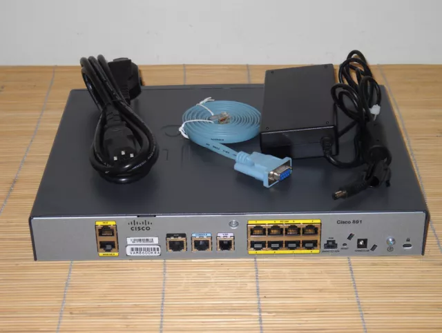 Router de seguridad Cisco 891-K9 Gigabit Ethernet