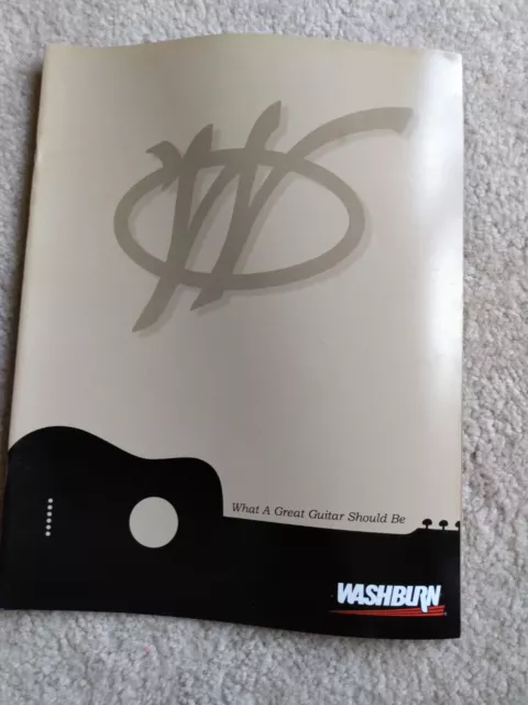 2003-2004 Washburn Guitars Catalog with Dimebag Darrell Models!