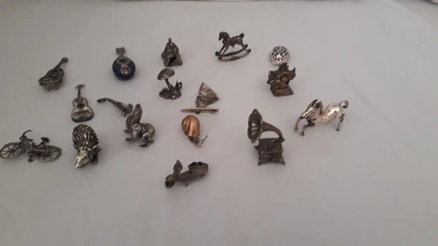 Lotto microfusioni in Argento 800 VINTAGE D'Epoca