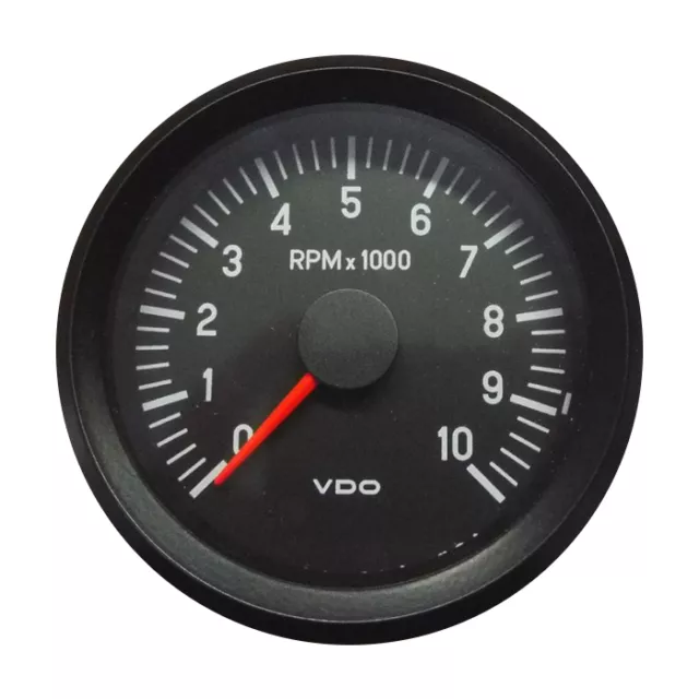 VDO Cockpit International Tachometer Gauge 10000 RPM 80mm 3.1" 12V 333-035-022C