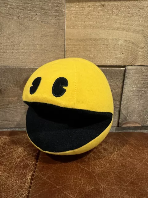 Pac-Man Plush Battle Royale 6” Stuffed Bandai Toy Factory 2015 Namco Yellow VTG