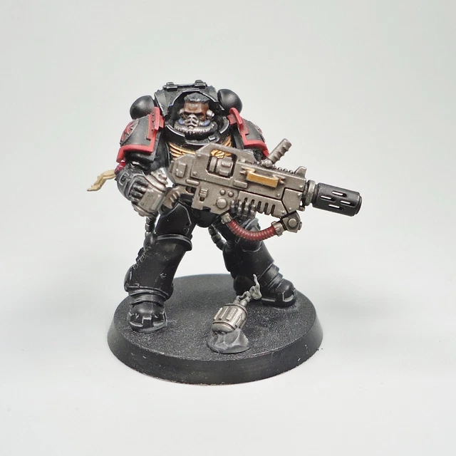 WARHAMMER 40K ARMY Space Marines Black Templars Eradicator Part Painted ...