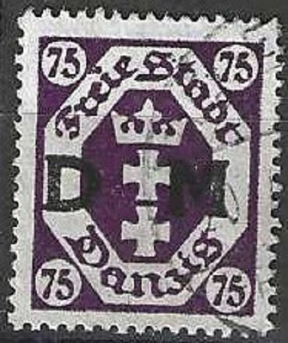 Freie Stadt Danzig, Dienstmarken  1922, Michel  15