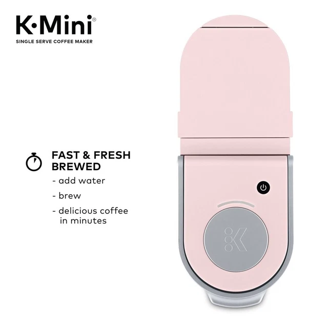 KEURIG KMINI SINGLE Serve KCup Pod Coffee Maker, Dusty Rose Pink 175