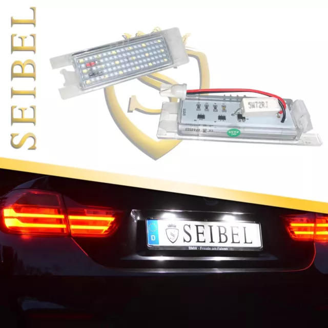 Premium LED Kennzeichenbeleuchtung für Opel Astra K Xenon Weiss