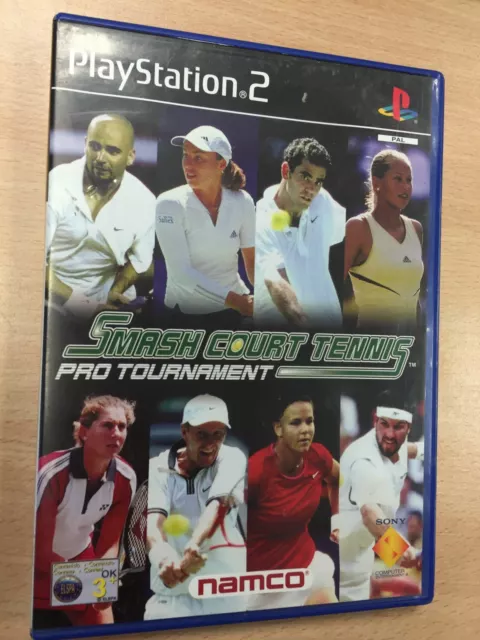 Sony Playstation 2 Game SMASH COURT TENNIS: PRO TOURNAMENT PS2 N