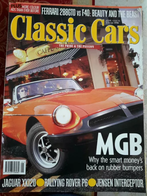 Classic and Sports car magazine January   1998 - MGB