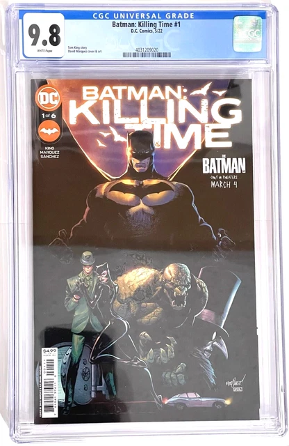 Batman Killing Time #1 Cvr A Marquez Cgc 9.8 Nm+/Mint 1St Print Dc Comics 2021