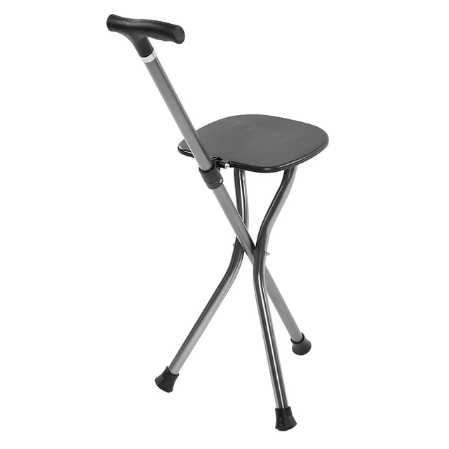 Sgabello per canna manico ergonomico sedia pieghevole per riposo