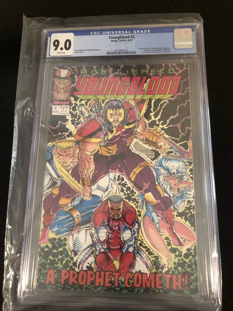 1992 Youngblood #2B Pink Logo CGC 9.0 1st Appearance Prophet + Shadowhawk