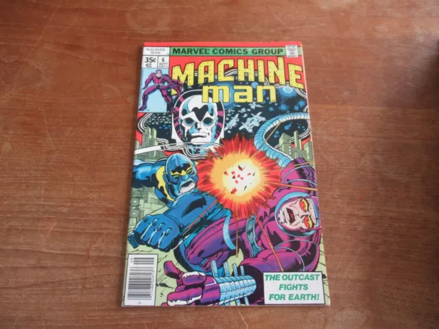 Machine Man #6 Marvel Bronze Age Higher Grade Cameo Appearance Of Power Broker