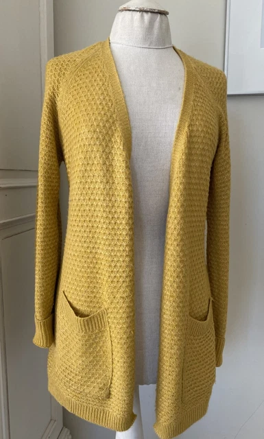 FAT FACE Size 12 Lovely Stone Cotton Blend Cardigan 7.99 PicClick UK