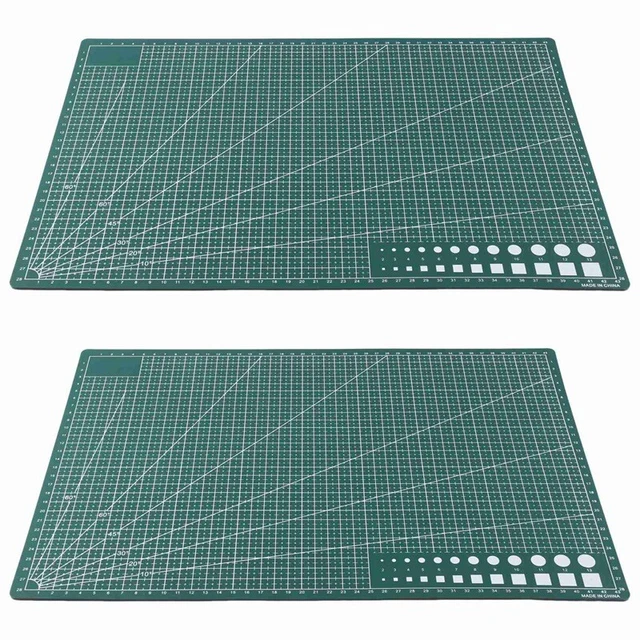 2 Stck. Schneidematte 12 Zoll x 18 Zoll zum Selbermachen, Handwerk, Modellbau und Kunst N8I7