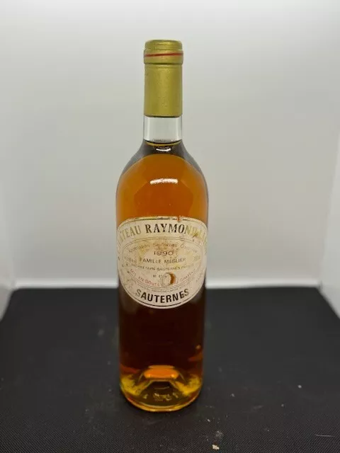 Très belle Chateau RAYMOND LAFON 1990 Grand Vin de SAUTERNES Top niveau