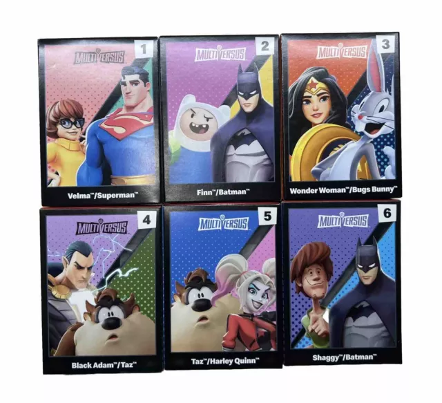 MCDONALD'S MULTIVERSES HAPPY MEAL TOYS Complete set Of 6 NEW AND
