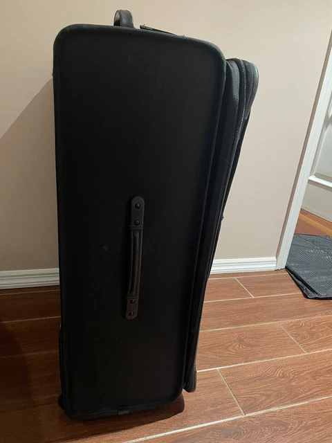 Tumi Alpha Luggage 2 Wheel Suitcase Ballistic Nylon Black 2246D3 2