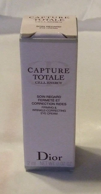 Dior Capture Totale CELL ENERGY Firming/Wrinkle Correcting Eye Cream 2ML~Sample