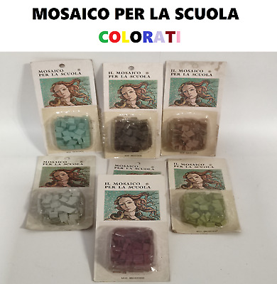 mosaico per la scuola prod Frattamaggiore VINTAGE Avoria MOSAICO TESSERE IN VETRO 