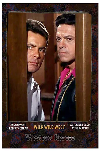 4"x6" MAGNET PRINT-"WILD WILD WEST" TV Western Heroes, Robert Conrad-Ross Martin