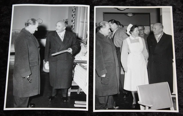 Wittenauer Heilstätten Berlin ,Dr. Hans Schmiljan/Senator zu Besuch