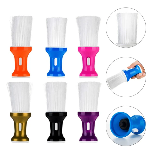 6 piezas cepillo de limpieza de salón cepillo de cabello cepillo de limpieza de uñas cabello roto