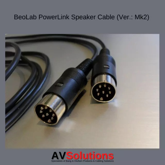 B&O | Cable de altavoz para Bang & Olufsen | BeoLab | PowerLink | HQ | MkII (2) - 20M