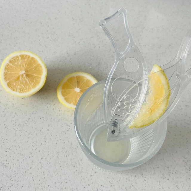 2 un. extractores de jugo de limón exprimidor de cocina casera regalo peces pájaro forma naranja
