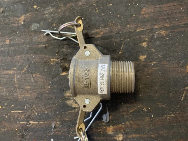 brass camlock B coup x MP 1in