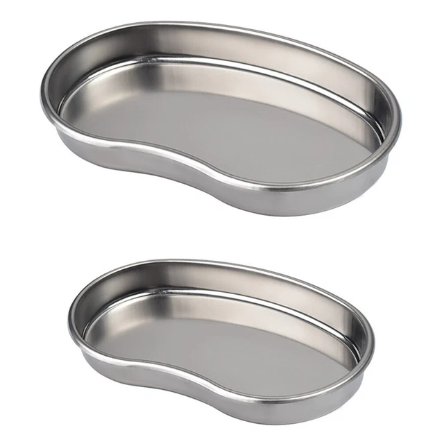 2 Pcs Ablageschale Aus Metall Zahntablett Metallschalen Instrumentenablage