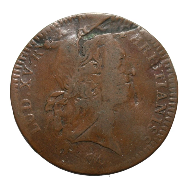 France 1744 Louis XV Kingdom Token