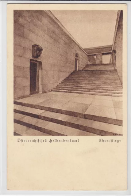 AK Wien I, Öst. Heldendenkmal, Ehrenstiege 1934