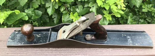 Vintage Stanley Bailey No. 7 Plane, Type 11, 3-Patent Dates Antique Woodworking