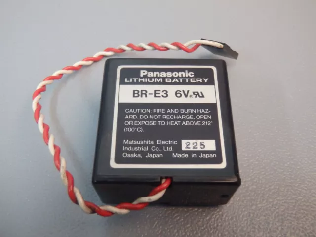 BRE3  -  PANASONIC  -  BR-E3  /  Lithium battery  6V   USED