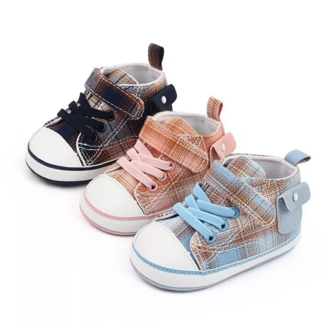 Prewalker Baby Infant Pram Crib Shoes Newborn Boys Girls Kids Boots Trainers