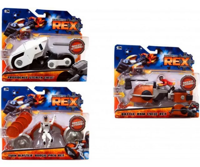 Lot2pcs GENERATOR REX VAN KLEISS CARTOON NETWORK MATTEL