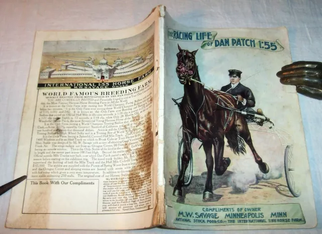 1912 RARE Racing Life of Dan Patch  Famous 1:55 Harness Horse  Race Horses Farm 2