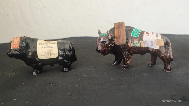 Miniature liquor bottles vintage