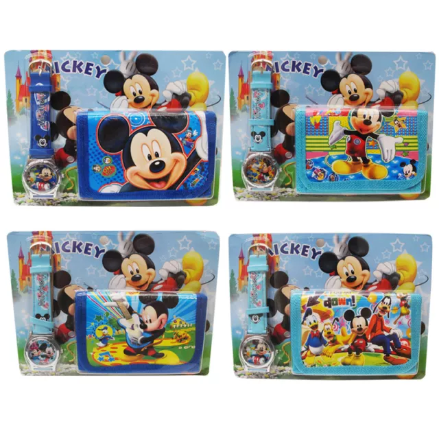 Mickey Mouse - Kid Child Boy Girl Accessories Watch & Wallet Electronic Toy Set