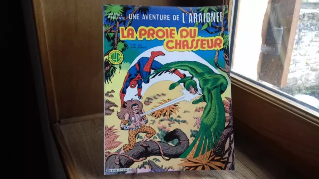 Une aventure de L’ARAIGNÉE n°21,spiderman."La proie du chasseur" LUG 1984(ray5)