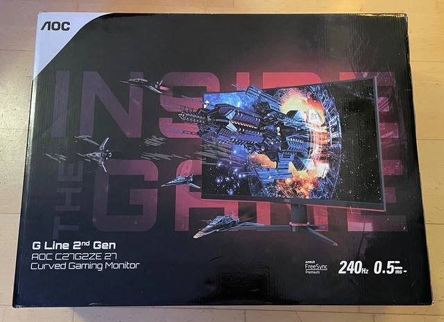 AOC GAMING MONITOR C27G2ZE 27 Zoll FHD Curved , 240 Hz, 0.5ms 1920x1080 ...