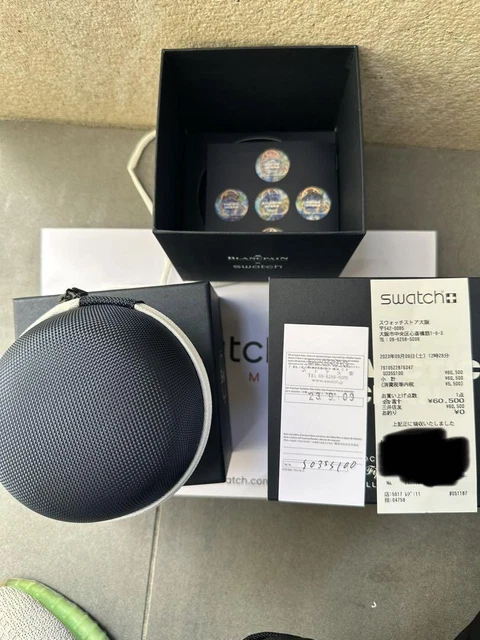Custodia Da Viaggio Per Orologi Blancpain &ndash; Pelle Finta 1-3 Posti &ndash; Nuova
