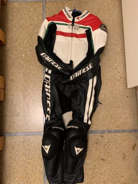 Tuta moto pelle Dainese tg.48