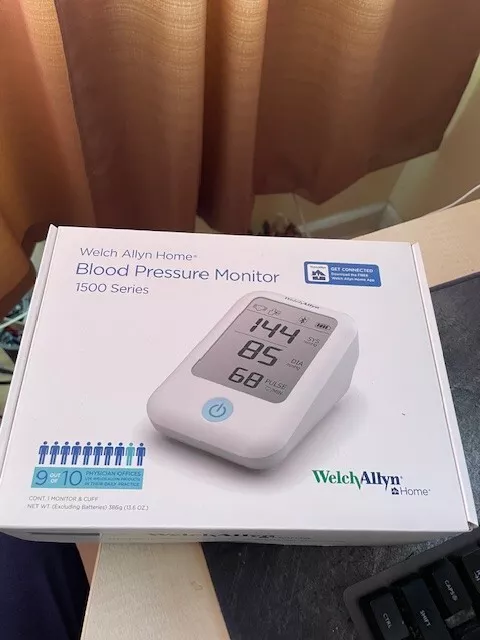 Welch Allyn Home 1500 Series Upper Arm Blood Pressure Monitor with Bluetooth