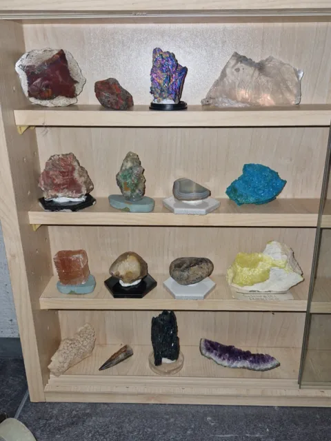 Mineraliensammlung alte Sammlung Mineralien