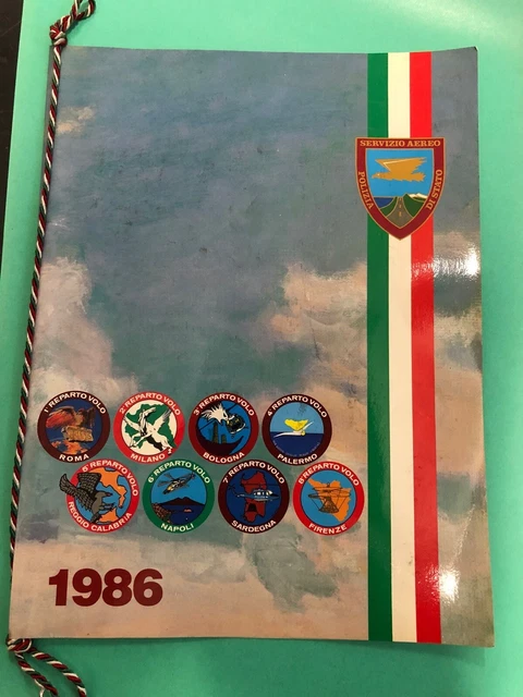 Calendario Reparto Volo Polizia Di Stato  Anno 1986