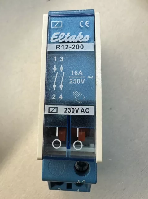 Eltako R12-200-230V Schaltrelais Nennspannung: 230 V Schaltstrom (max.): 16 A...