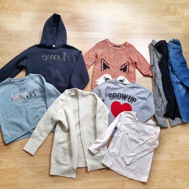 Girls age 8-9 years clothes bundle Zara H&M Next Jeans Legging Jumper Blouse