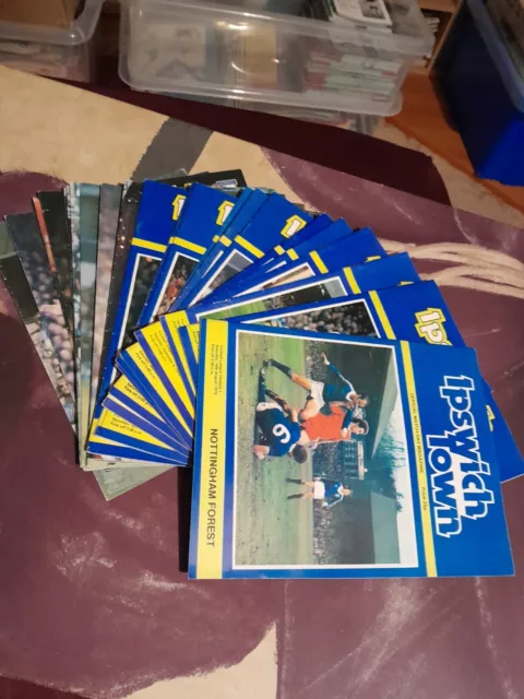 Ipswich Town Home Football Programmes x 25 1979/1980 All Listed Complete Season