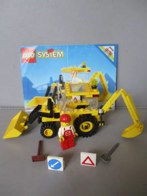 LEGO SYSTEM 6662 BACKHOE Vintage with Instructions 2.00