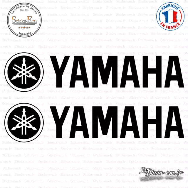 2 Stickers Logo Yamaha Decal Aufkleber Pegatinas YAM03 Couleurs au choix